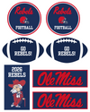 Football Team Sticker Sheets