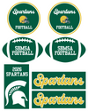 Football Team Sticker Sheets